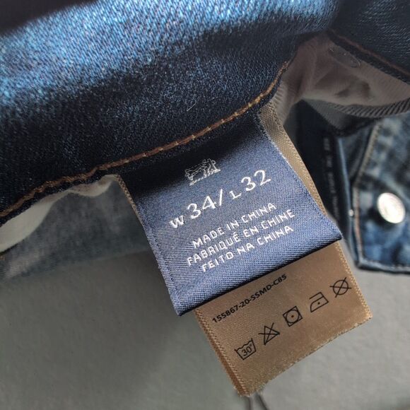 Scotch & Soda Skim Mens Blue Jeans Amsterdam Blauw Size W 34x L 32 - Picture 13 of 16